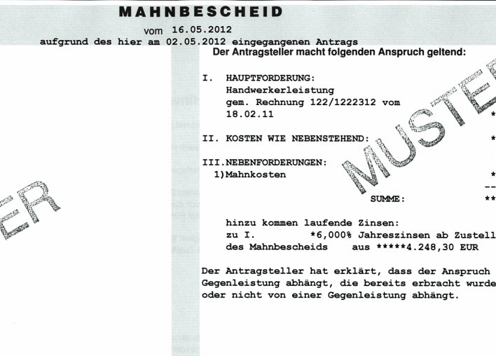 P & R Container – Mahnbescheid vom Insolvenzverwalter?